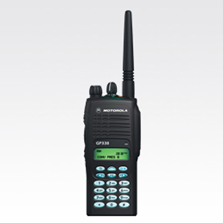 摩托罗拉GP338专业手持无线对讲机数字点阵显示双向通话多功能高效率